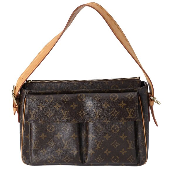 Louis Vuitton Viva Cite GM Monogram Shoulder Bag M51163 Brown Canvas - Picture 1 of 10